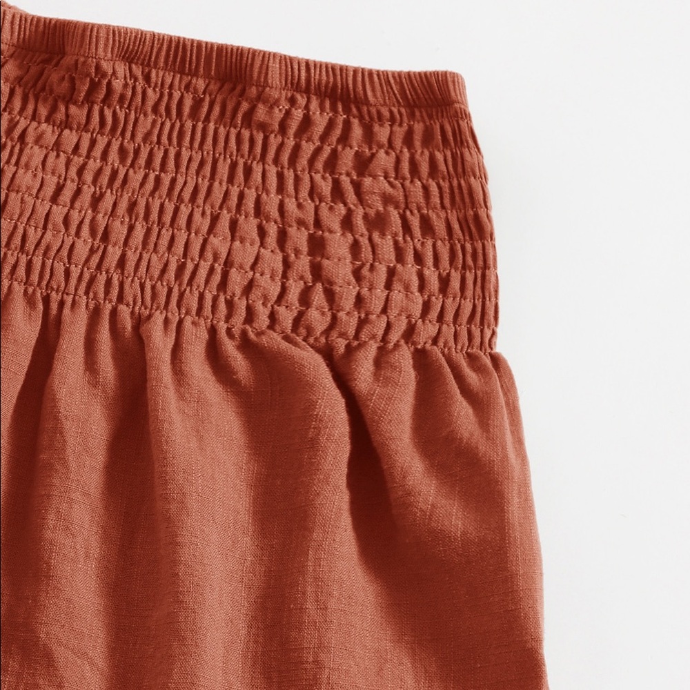 Shirred Waistband Shorts - Picture 3 of 3